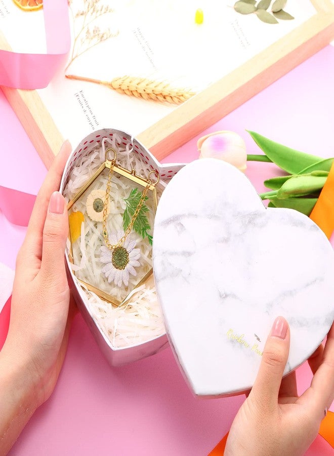 Marsui 8 Pcs Pressed Flower Frames 4 x 3 Inch Hanging Glass Floating Photo Frames Glass for Pressed Flowers Double Picture for Artwork Display Photo Modern Home Wall Decor(Gold) - Image 5