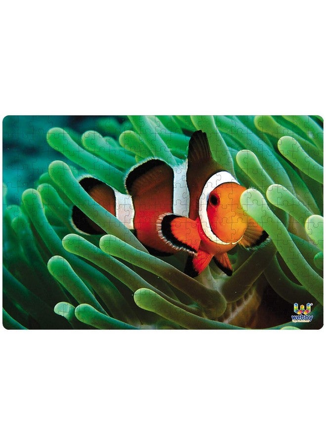 Webby Kids Clownfish in The Deep Sea Wooden Jigsaw Puzzle, 252 Pieces - Image 2
