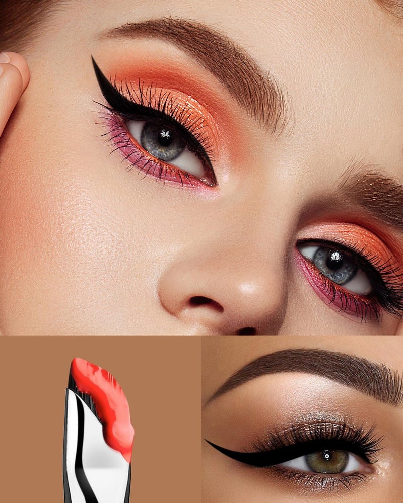 EIGSHOW Eyeshadow Smudge Brush & Eyeliner Brush, High-End Precision Eye Makeup Tools for Blending Cat Eye, Winged Liner (E865&E806) - Image 3