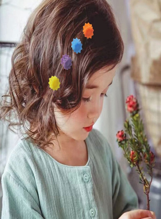 Talora Baby Girls Small Cute Hair Hook Candy Color Hair Flower Clip Kids Hairpin Hair Accessories Multicolor (40-PCS) - Image 2