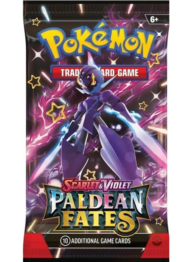 Pokemon Pokémon TCG Scarlet & Violet—Paldean Fates Booster Pack, 10 Trading Cards, Random Assorted Pack Artwork, Collectible Card Game Expansion - Image 2