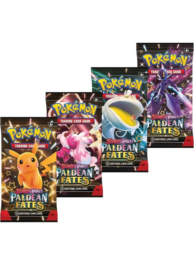 Pokemon Pokémon TCG Scarlet & Violet—Paldean Fates Booster Pack, 10 Trading Cards, Random Assorted Pack Artwork, Collectible Card Game Expansion - Image 1