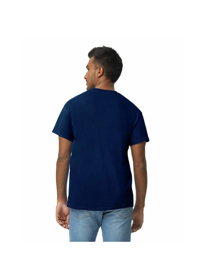 GILDAN Men's T Shirt Heavy Cotton T Shirt, Style G5000, Multipack, Navy (Confezione Da 3), L - Image 4