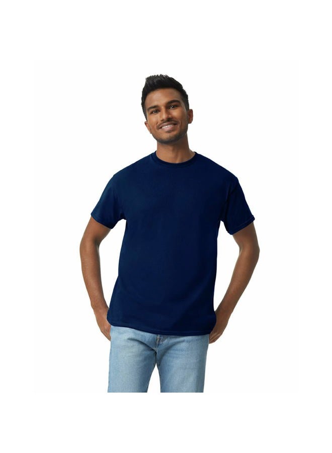 GILDAN Men's T Shirt Heavy Cotton T Shirt, Style G5000, Multipack, Navy (Confezione Da 3), L - Image 2