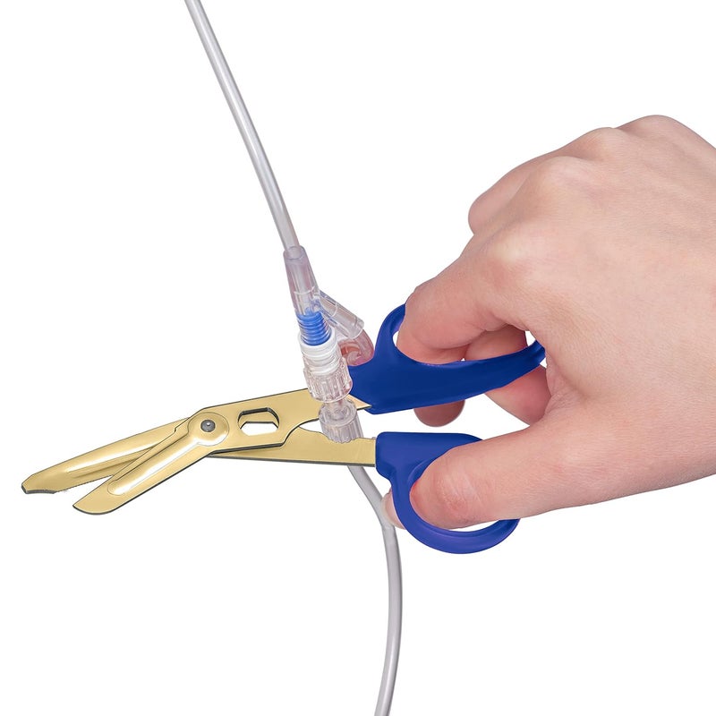 Nursingtools Hummingbird 4-in-1 Medical Scissors - Compact Pocket Size Trauma Shears for Nurses, Students, Practitioners & Medical Professionals (Blue) - Image 5