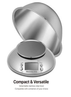PENG GENERAL Digital Kitchen Food Scale Removable Stainless Steel Bowl  - Image 3