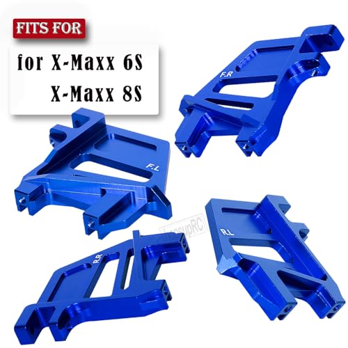 hopsupRC RC Straps Tall Battery HoldDowns Upgrades Part for XMaxx 6S 8SAluminium Tall Battery Holder Mount Hold Down Hops UpNavy Blue - Image 5