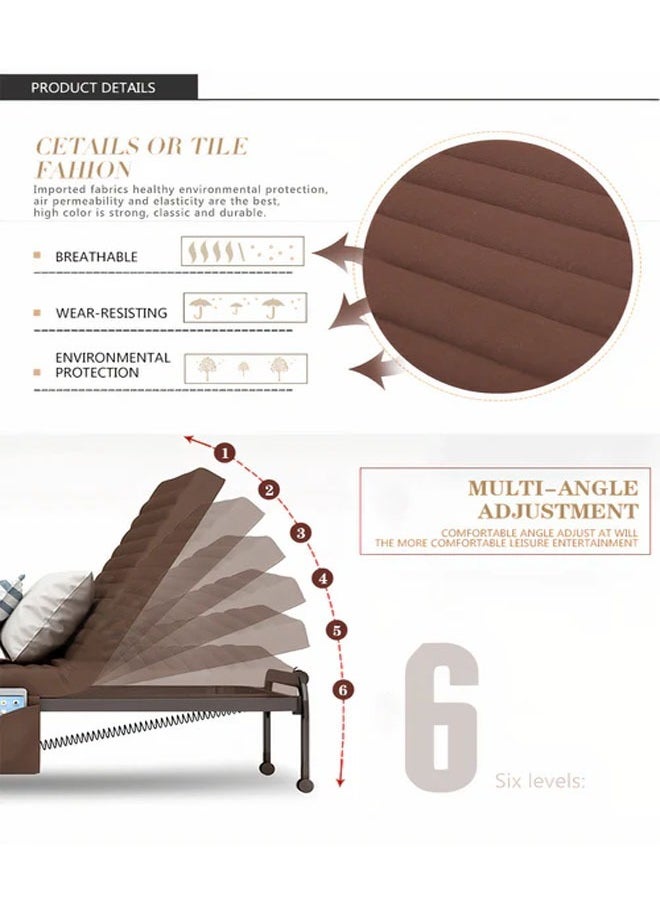 keke - Portable Folding and Simple Recliner Bed for Office and Home 70Cm - Image 1