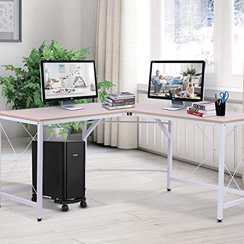 YOSE Computer Tower Stand, Adjustable Mobile CPU Stand with Rolling Caster Wheels, Premium PC Tower Stand Holder for Floor Carpet Gaming PC Case - Image 4