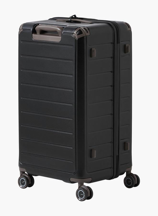 Wave Textured Hardcase Luggage Trolley With Retractable Handle - Image 4