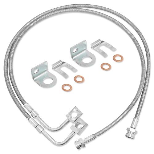 WEST ORGIN 89707 Extended Front Stainless Brake Lines Replacement for 07-18 Jeep Wrangler JK 4-6" Lift - Image 1