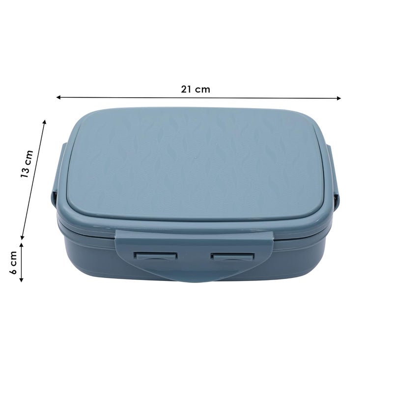 JAYPEE Stainless Steel Insulated Lunch Box Wavesteel Jr Peacock Plum 500 ml Airtight Tiffin Box for School Kids Spillproof with Silicon Seal Food Grade BPA Free - Image 5