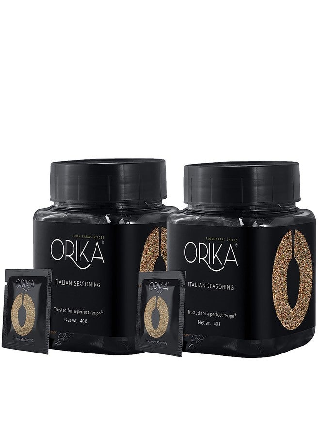 Orika Italian Seasoning 40g (Pack of 2) | Oregano Seasoning For Pizza, Pasta, Garlic Bread & Italian Food | Classic Blend Of Italian Herbs | No Artificial Flavours and Colours - Image 1