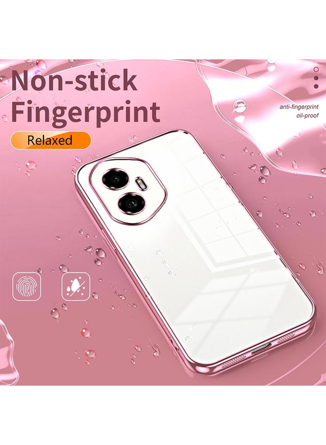 اس-توب جراب لهاتف Honor 300 شفاف مطلي بفتحة دقيقة - Image 4
