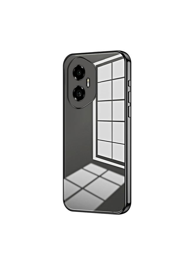 اس-توب جراب لهاتف Honor 300 شفاف مطلي بفتحة دقيقة - Image 1