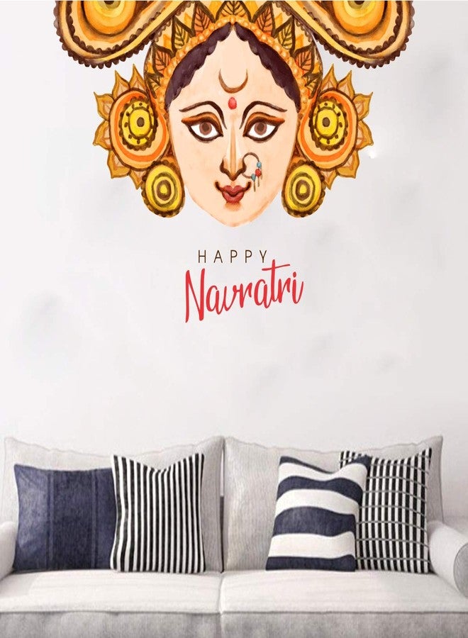 Sticker Studio Maa Durga Wall Sticker & Decal (PVC Vinyl, Size- 58 CMX 40 CM) - Image 1