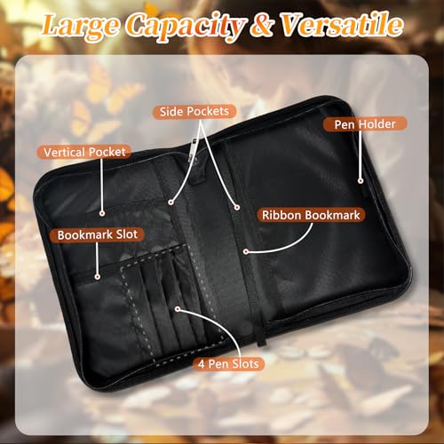 IELCJJ Personalized Knight Bible Cover for Women Men - Faith Scripture Study Bible Carrier Case Bag Accessories Supplies - Religious Bible Pattern Leather Organizer - Christian Pastor Appreciation Gifts - Image 4