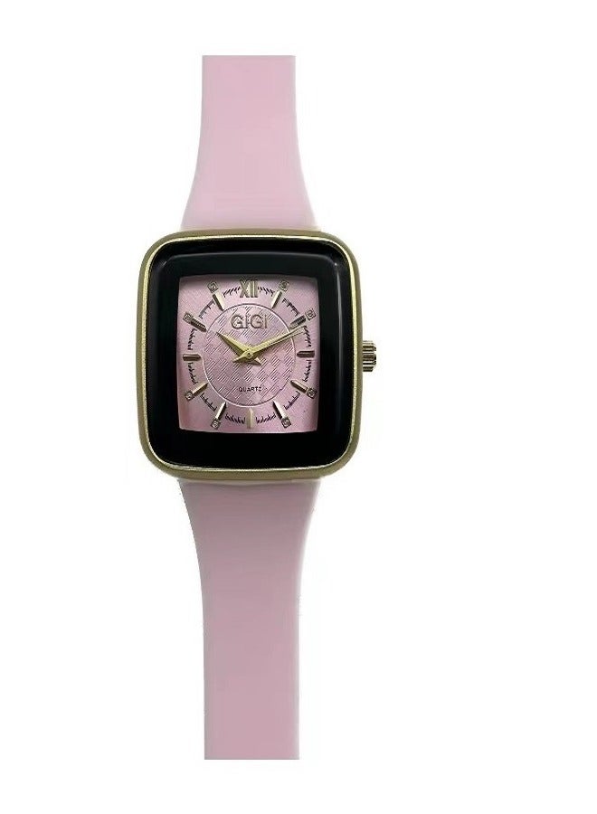 GIGI Analog Watch With Pink Leather Strap - Image 3