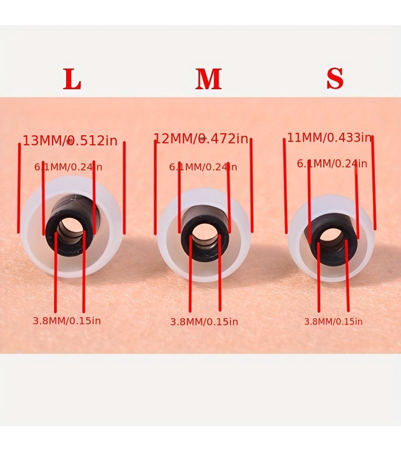 Transparent Orange Silicone In Ear Headphone Covers For Noise Reduction Sports Earbuds - Image 2
