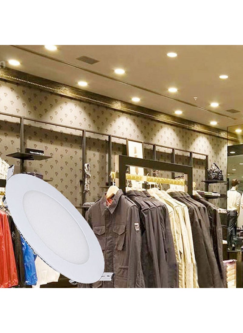 ACK - AP01-01800 18W Round Recessed LED Panel 3000K Daylight - Image 1