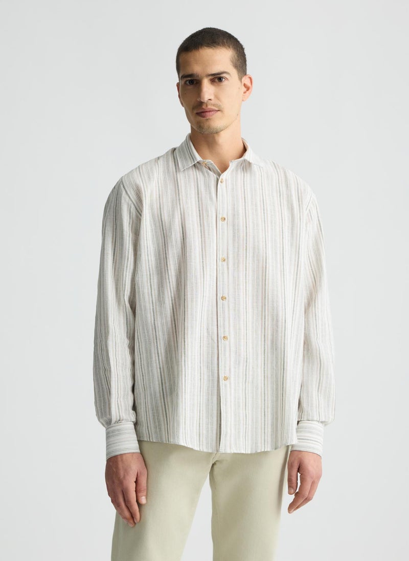 Liu Jo Linen and Cotton Shirt - Image 1