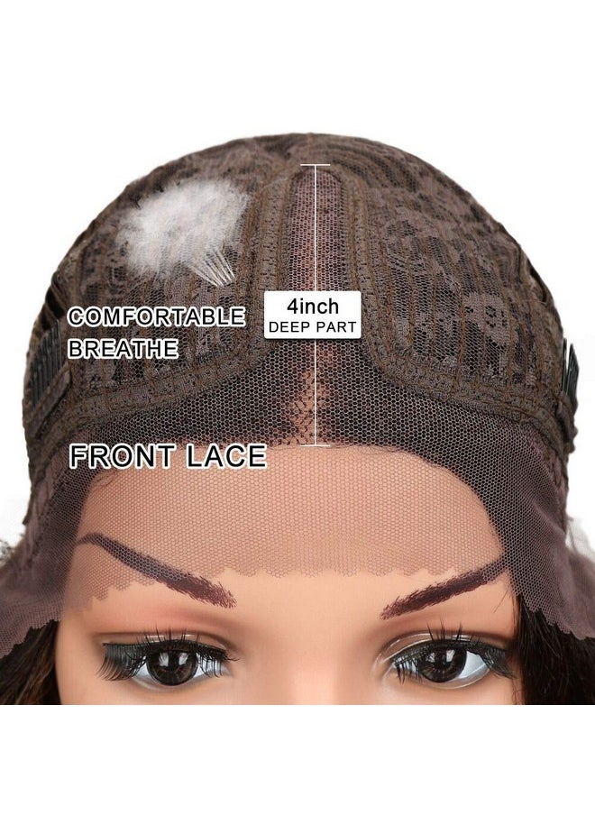 Joedir - Lace Front Wigs 24" Long Wavy Synthetic Wigs For Black Women 130% Density Wigs(Tat6/27/24E) - Image 1