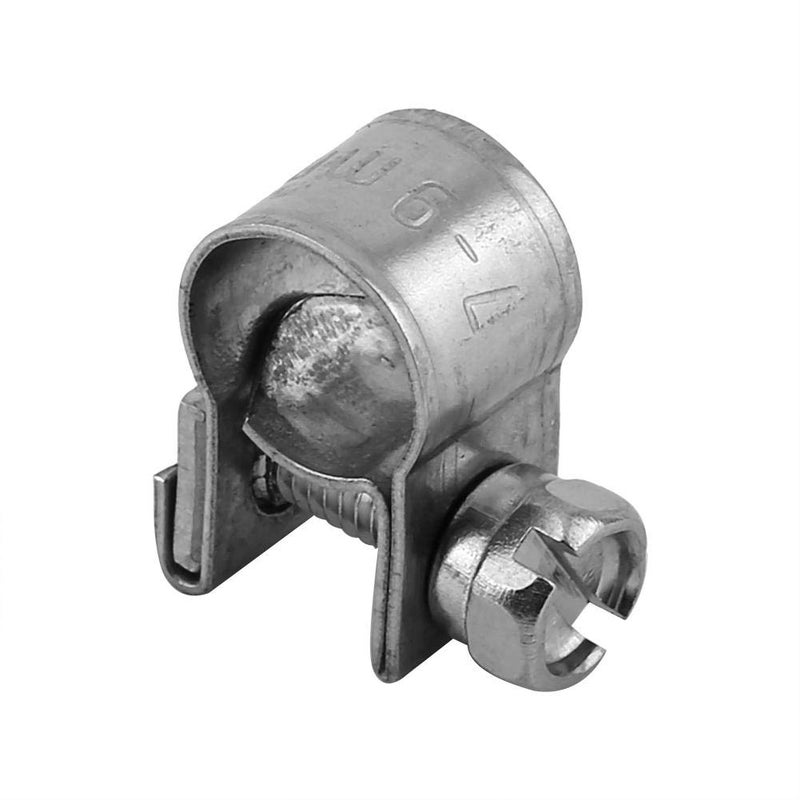 klarako Hose Clamps, 10 PCS 304 Stainless Steel Pipe Clip Fuel Line Tube Fastener Super Heavy Duty T Bolt Clamp 6mm-20mm All Sizes (6-8mm) - Image 3