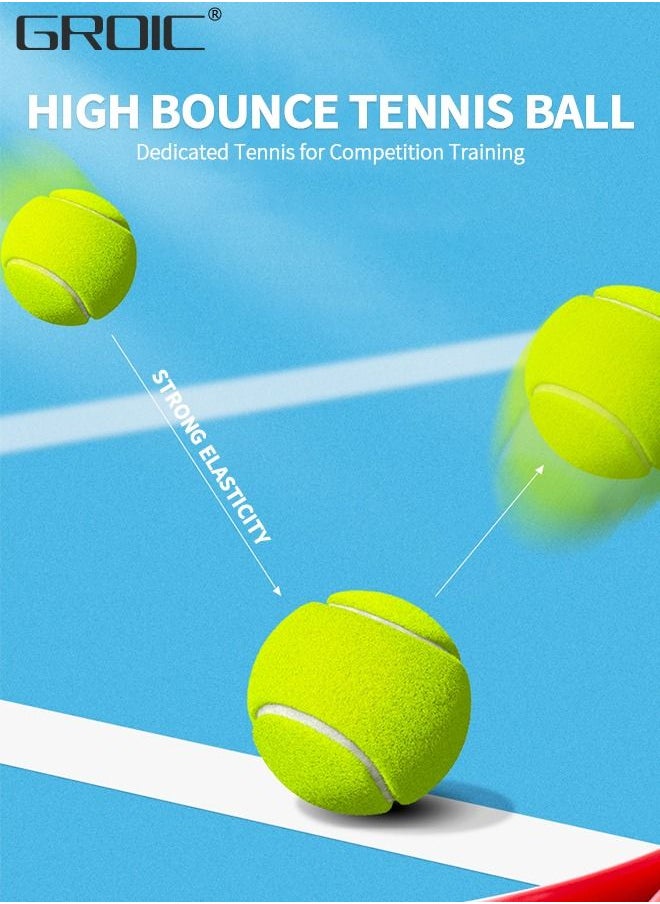 GROIC - Tennis Rackets with Tennis Trainer Set, Recreational Adult Tennis Rackets Beginner Tennis Racket with 1 Tennis Trainer String Balls Elastic and a Portable Mesh Bag - Image 1