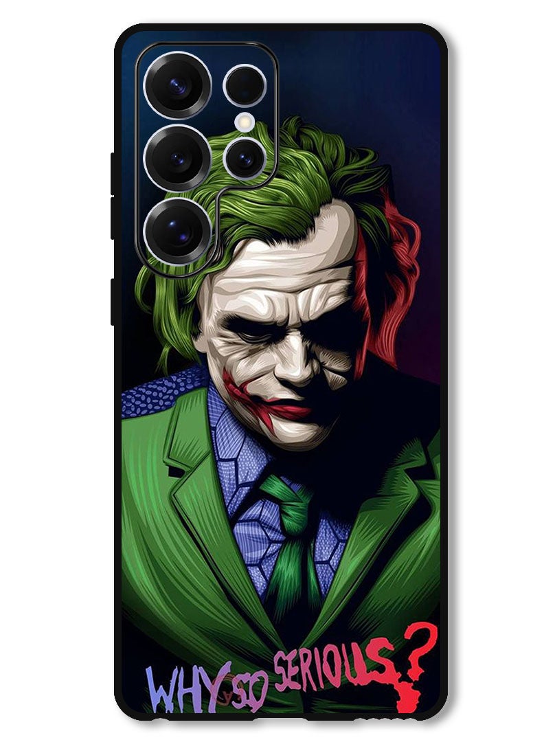 Theodor Protective Case Anti Scratch Shock Proof Bumper Cover For Samsung Galaxy S25 Ultra Why So Serious  - Image 1