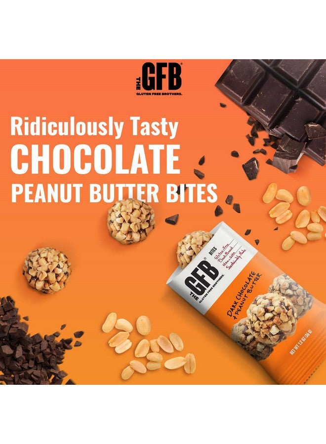 The GFB The Gluten Free Brothers Dark Chocolate Peanut Butter Bites Gluten Free Protein Balls Non Gmo Soy Free Vegan Snack Size Plant Based Protein Energy Balls 1.2 Oz (10 Count) - Image 4