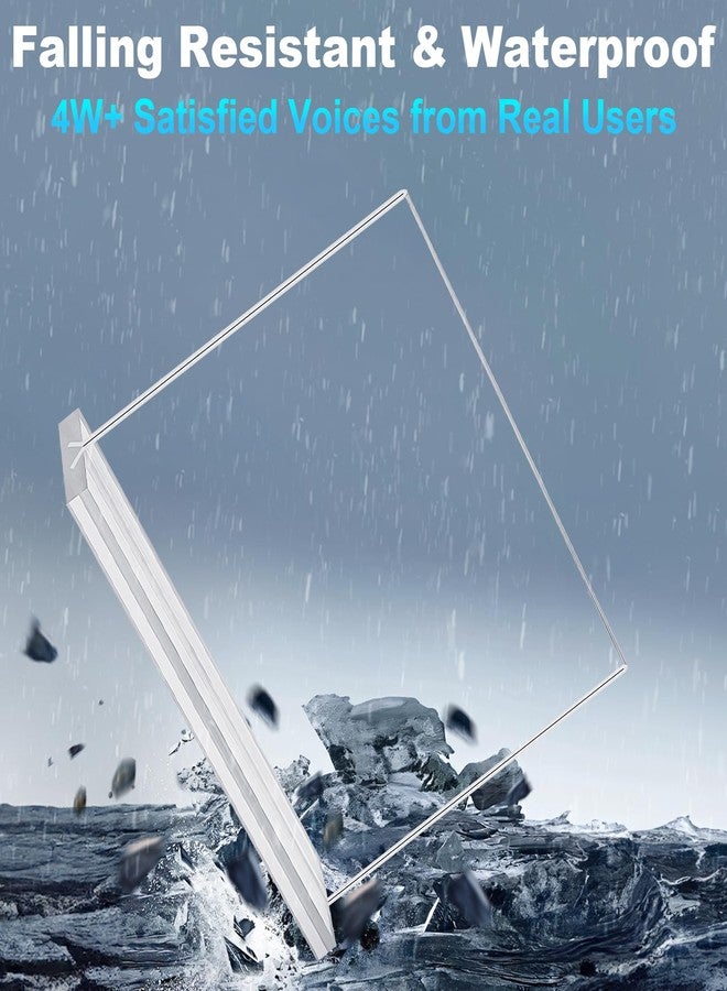 DunGu Acrylic Sign Holder 5x7, 10 Pack Clear Table Double Sided Clear Table Menu Vertical Display Stand Desktop Display Stand Paper Holder Table Sign Holder Suitable for Restaurants Office Store Show Fair - Image 5