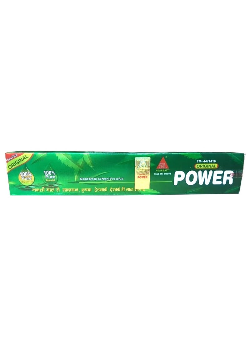 Power Natural Mosquito Agarbatti – Citronella & Neem Oil Incense Sticks for Mosquito Protection (120 Sticks) - Image 1