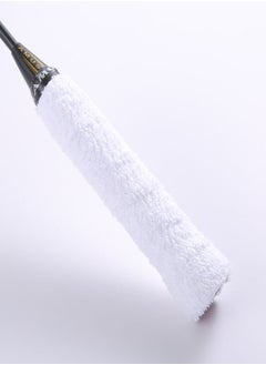 Racket Belt Badminton Hand Glue Outdoor Anti Slip Badminton Tennis Racket Handle Grip Bands Tape Sweat Band white （1 pcs）
