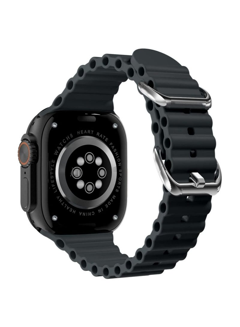 W&O X8 Ultra MAX Smartwatch Screen 2.2 Inch - 49mm - Black  - Image 2