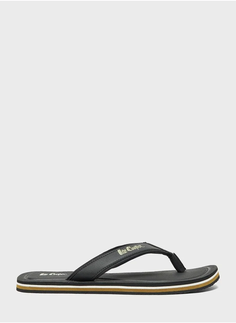 Lee Cooper Logo Flip Flops