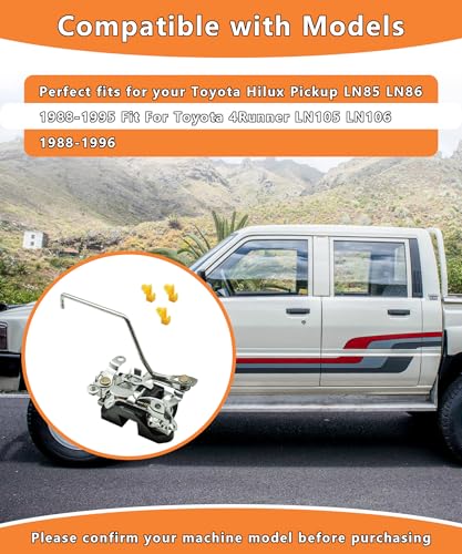 Taruimoo 6931089120 Front Door Lock Latch Right Side Fits for Toyota Hilux Pickup LN85 LN86 1988-1995 Toyota 4Runner LN105 LN106 1988-1996 Replaces 69310-89120(Passenger Side) - Image 5