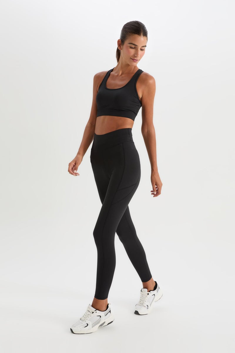 DeFacto Black Woman DeFactoFit Sports Leggings Casual - Image 2