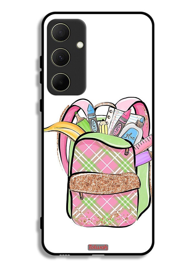 Tolwak Samsung Galaxy A35 5G Protective Case Cover Unicorn Girl Bag - Image 1