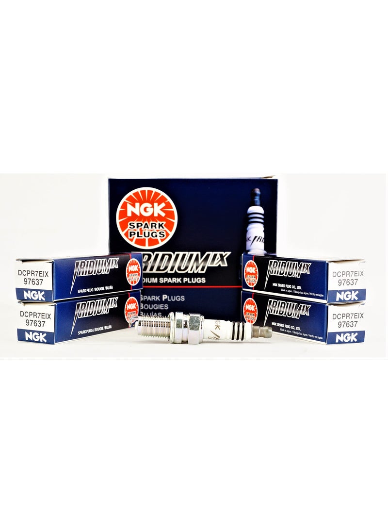NGK NGK # 6046 Iridium Spark Plugs -- DCPR7EIX -- for Harley-Davidson Twin Cam and XL --- 4 PCS NEW  - Image 1