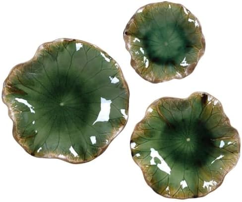 Uttermost Abella  1788 Inch Wall Decor Set of 3  1788 inches wide by 1788 inches deepForest GreenBrown Finish  - Image 2