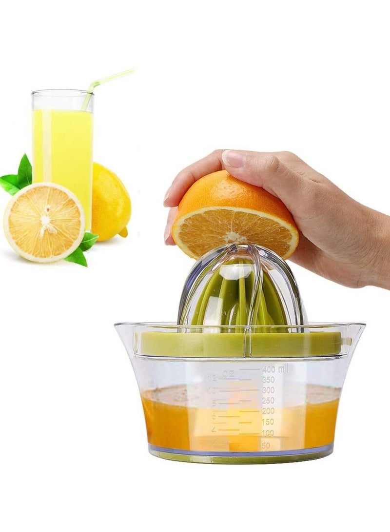 Citrus Juicer, 4-in-1 Manual Hand Held Orange Lemon Squeezer, Multifunctional, Lime Squeezer