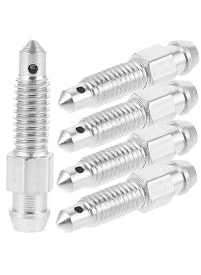 Motorcycle Fork Brake Bleeder Valve 5Pcs Kit Durable Air Pressure Bleeding Tool Easy Installation - Image 1