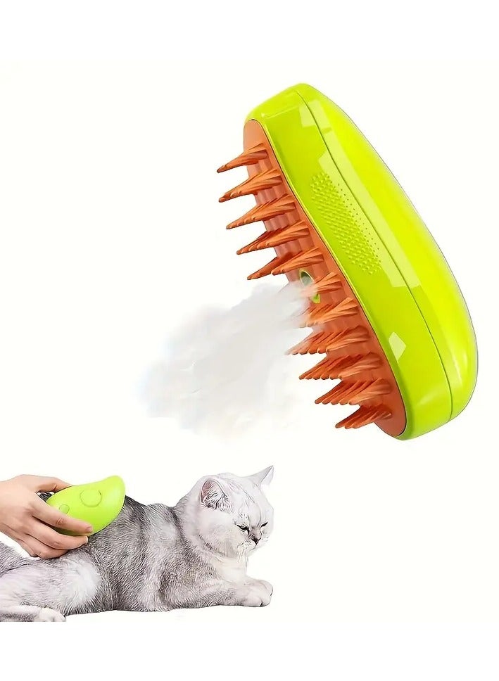 جلوسكي 1pc فرشاة رش السيليكون لطيف الحيوانات الأليفة - فرشات للقطط والكلاب - إزالة الشعر الناعمة ، فرشاة الحمام ، سهلة العناية ، لطيفة على الجلد ، مثالية لرعاية الحيوانات الأليفة - Image 4