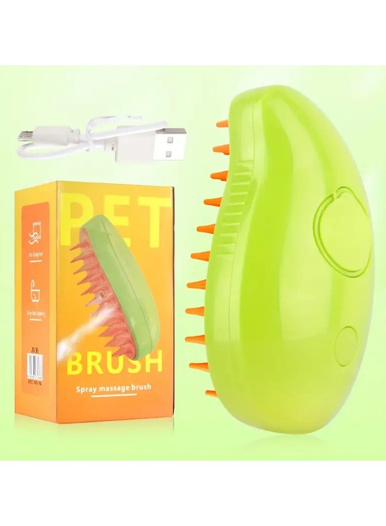 جلوسكي 1pc فرشاة رش السيليكون لطيف الحيوانات الأليفة - فرشات للقطط والكلاب - إزالة الشعر الناعمة ، فرشاة الحمام ، سهلة العناية ، لطيفة على الجلد ، مثالية لرعاية الحيوانات الأليفة - Image 5