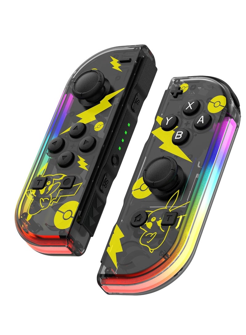 Controllers for Nintendo Switch, Replacement for Switch Controller with RGB LED, Adjustable Turbo & Vibration, Motion Control/Wake-Up,Screenshot - Image 1