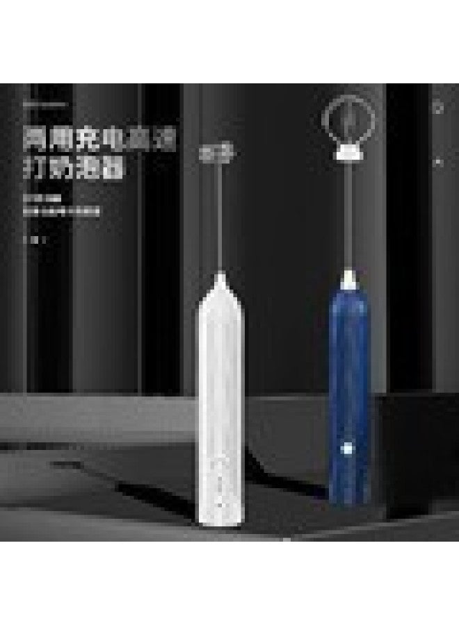 Electric Egg Beater Handheld Mini Milk Frother Wireless Steak Coffee Frother Cream Mixer USB Charging-Color:Pink - Image 3