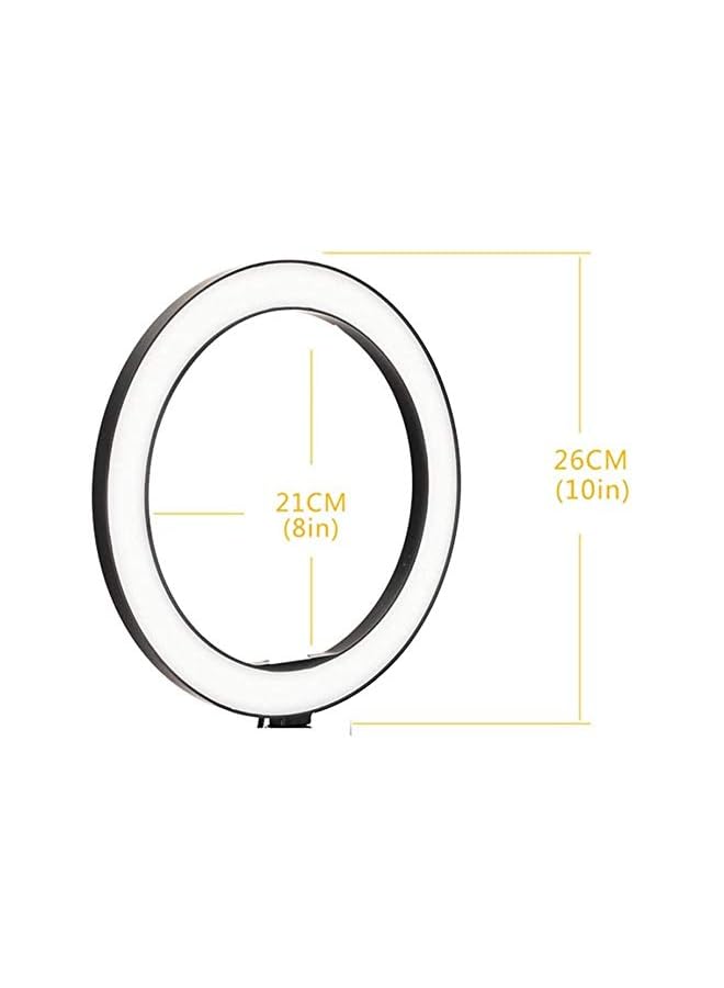 erorex 10 Inch Ring Light With Stand Tripod Led Phone Holder For Selfie Camera Photography Makeup Video Live Streaming  - Image 4