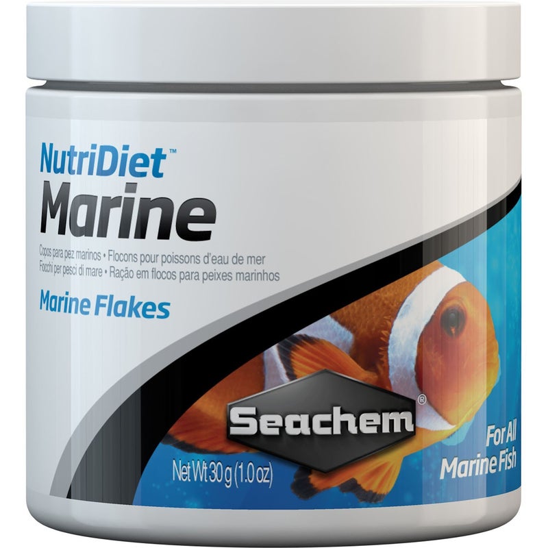 Seachem Nutridiet Marine Flakes with Probiotics 30g/ 1 oz (1092) - Image 2