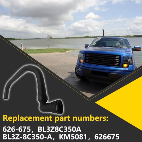BSNOVT Engine Coolant Reservoir Hose ‎BL3Z-8C350-A,Fit for Ford F150 Lobo Lincoln Mark LT 2011-2014 5.0L, Lower Radiator Coolant Overflow Hose Replace ‎626-675 ‎BL3Z8C350A ‎BL3Z-8C350-A - Image 2
