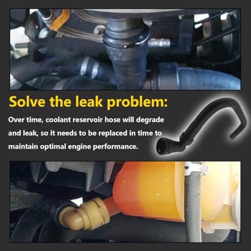 BSNOVT Engine Coolant Reservoir Hose ‎BL3Z-8C350-A,Fit for Ford F150 Lobo Lincoln Mark LT 2011-2014 5.0L, Lower Radiator Coolant Overflow Hose Replace ‎626-675 ‎BL3Z8C350A ‎BL3Z-8C350-A - Image 5